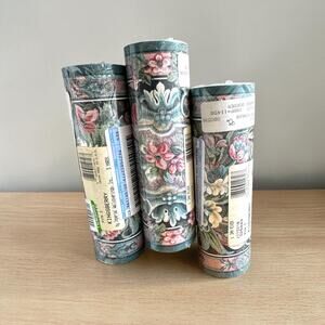 Vintage Floral Wallpaper Border Kingsberry Cottage Wallpaper Trim